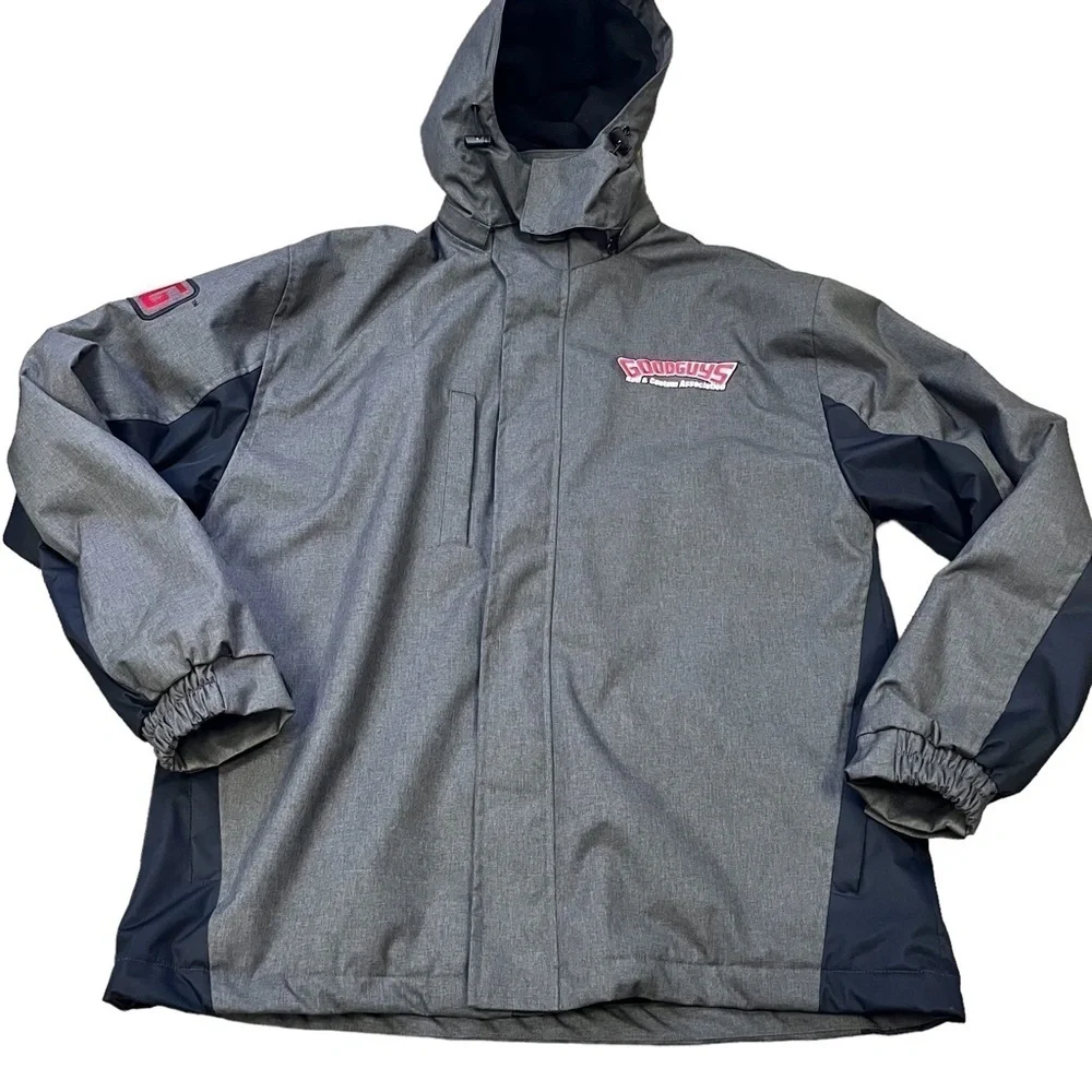 GOODGUYS Black Coat Large Hooded Rod & Custom Car Association